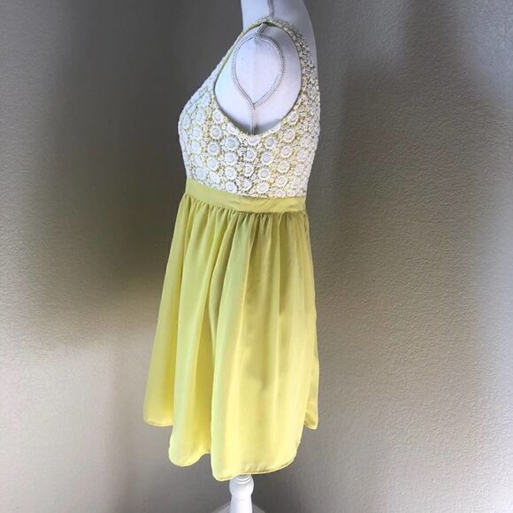 ⭐️3 for $10⭐️ Yellow crochet top sundress - Picture 5 of 6